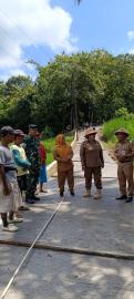 Bupati Gunungkidul Hadir Langsung Meninjau Pelaksanaan Kegiatan Gotong Royong di Padukuhan Duren Kal
